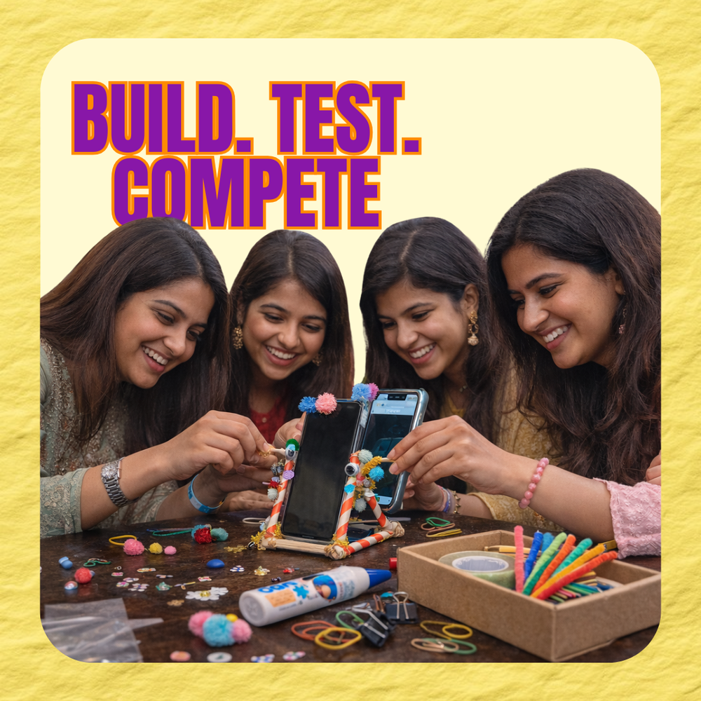 Jugaad Builders | 15-Minute Phone Stand Challenge Game
