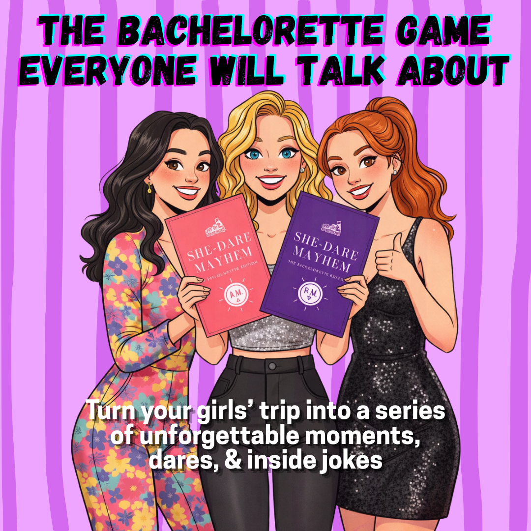 She Dare Mayhem | Bachelorette Trip Party Game for Bride Tribe