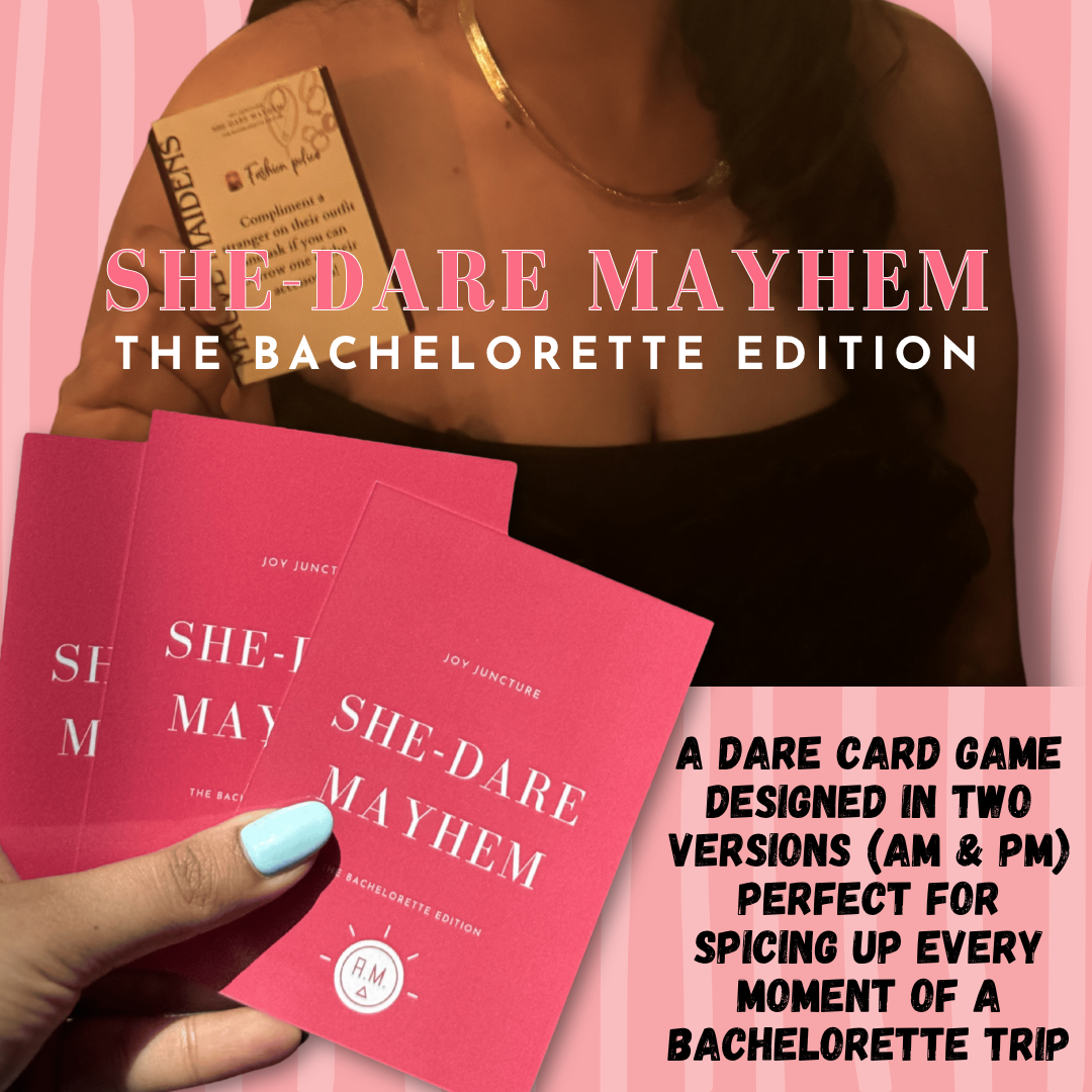She Dare Mayhem | Bachelorette Trip Party Game for Bride Tribe