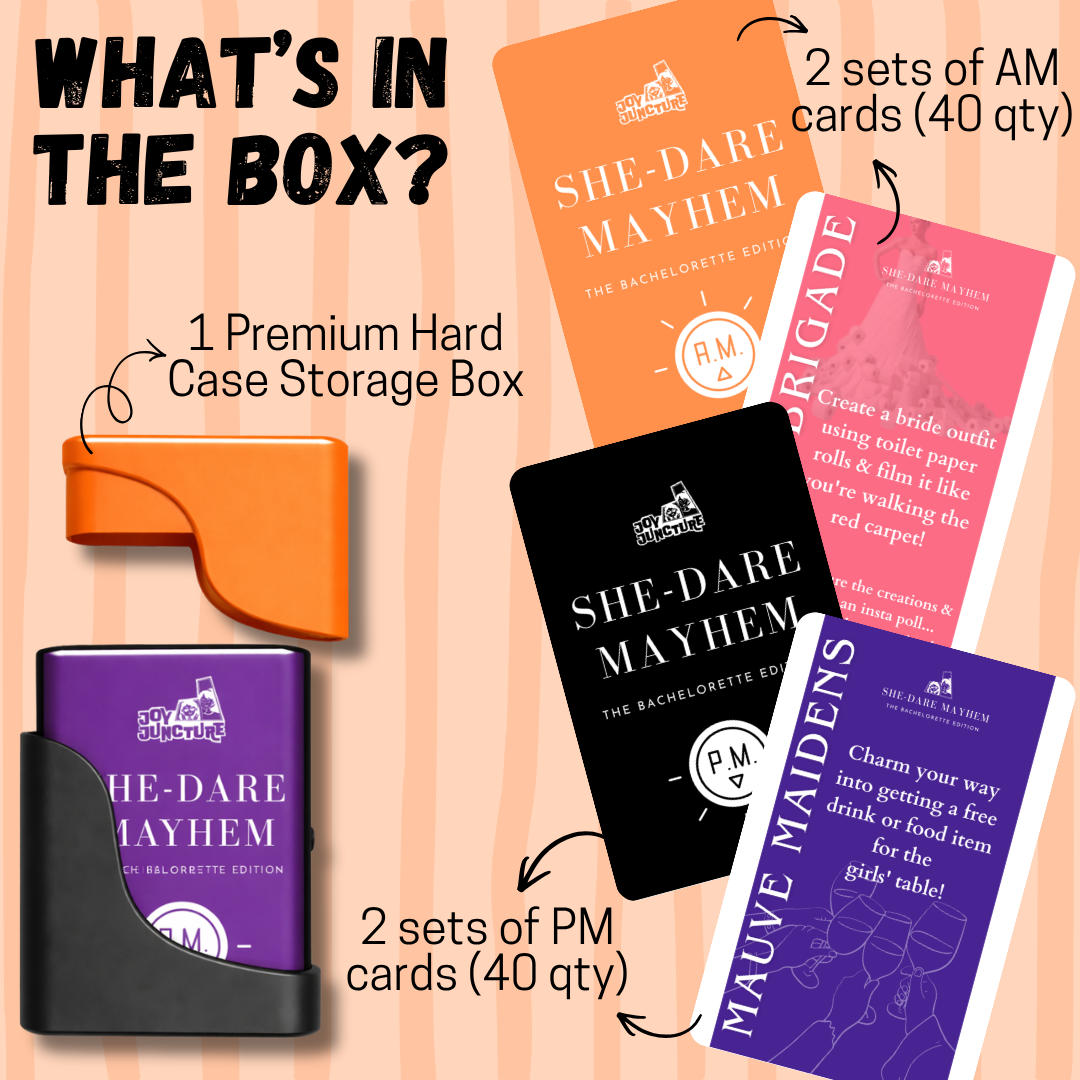 She Dare Mayhem | Bachelorette Trip Party Game for Bride Tribe