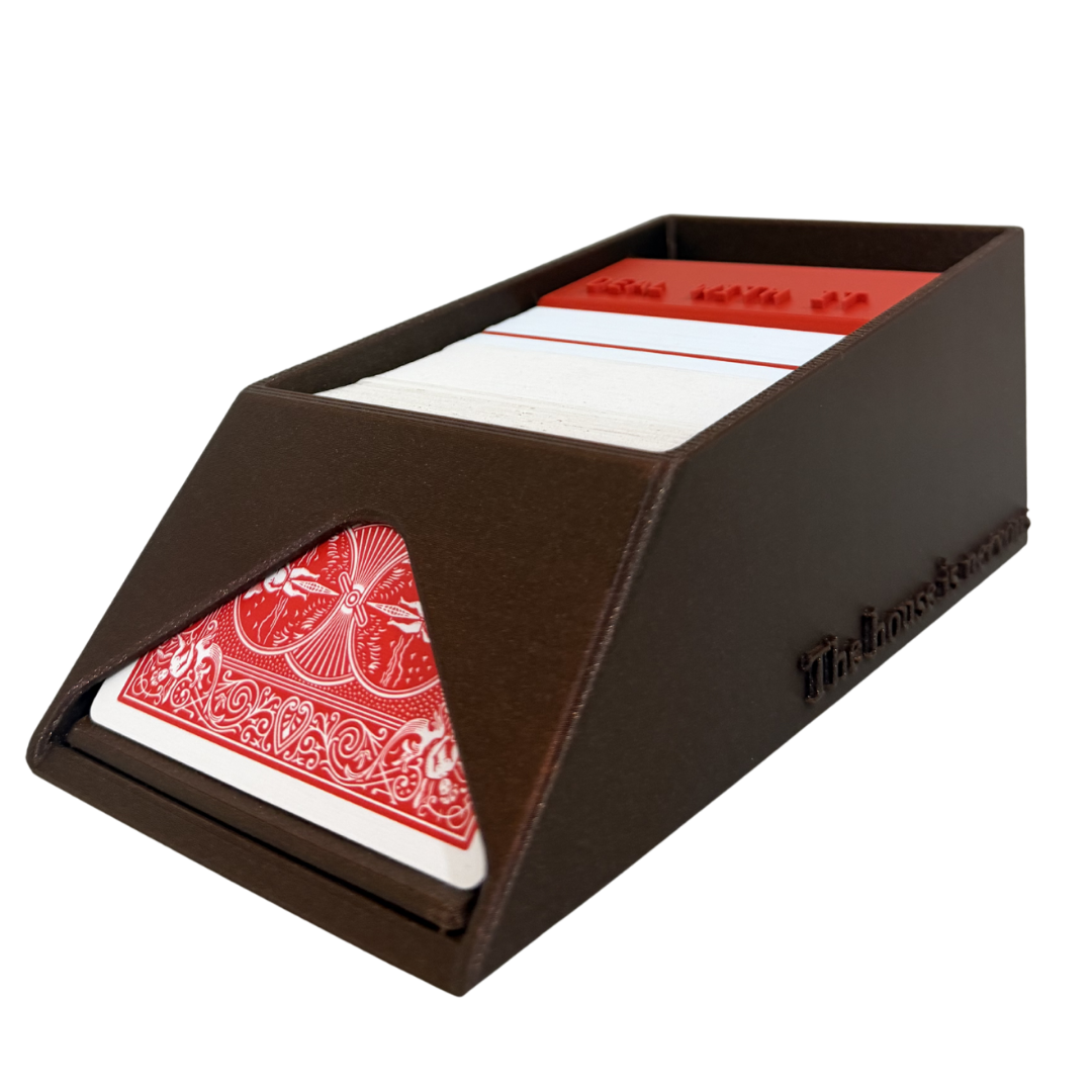 Blackjack Dealer Shoe – Casino Card Dealing Shoe with Custom Name Option