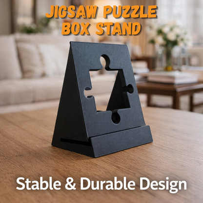 Puzzle Box Stand for Jigsaw Puzzles – Puzzle Lid Holder for Reference Image