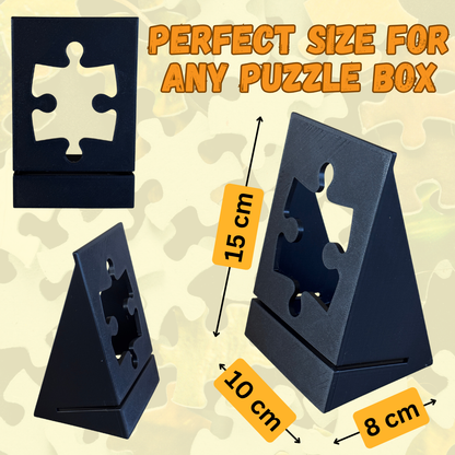 Puzzle Box Stand for Jigsaw Puzzles – Puzzle Lid Holder for Reference Image