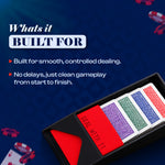 Blackjack Dealer Shoe – Casino Card Dealing Shoe with Custom Name Option