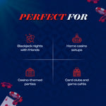 Blackjack Dealer Shoe – Casino Card Dealing Shoe with Custom Name Option