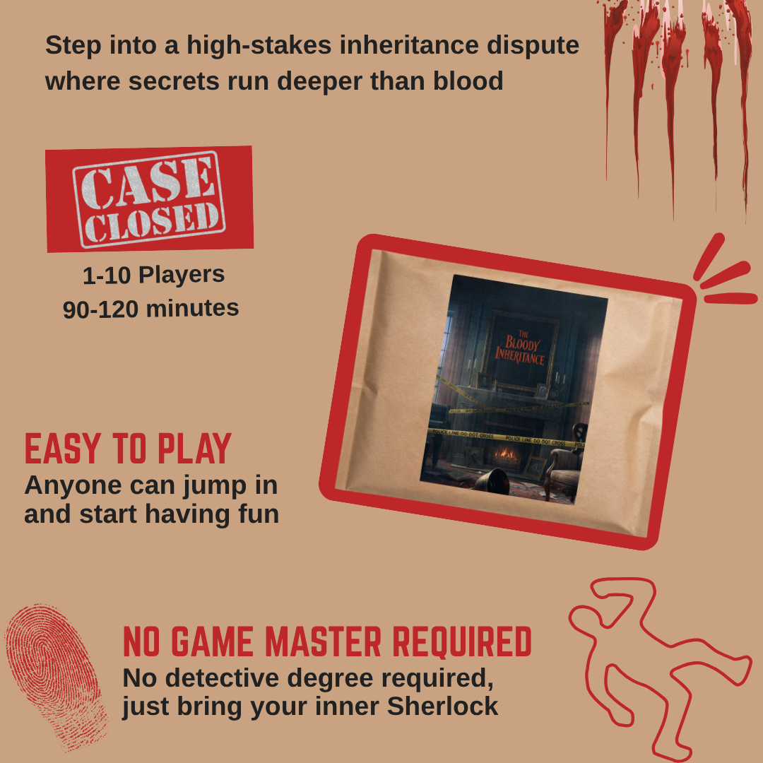 The Bloody Inheritance | Murder Mystery Case File