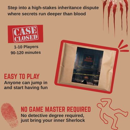 The Bloody Inheritance | Murder Mystery Case File