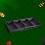Poker Chip Tray – Casino Style Chip Rack for Poker Tables & Game Nights