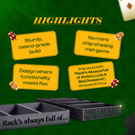 Poker Chip Tray – Casino Style Chip Rack for Poker Tables & Game Nights