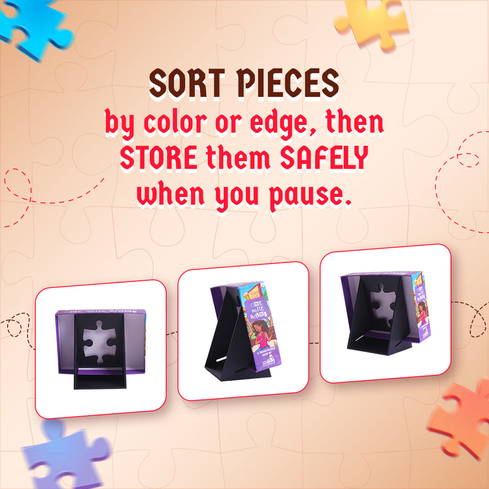 Puzzle Box Stand for Jigsaw Puzzles