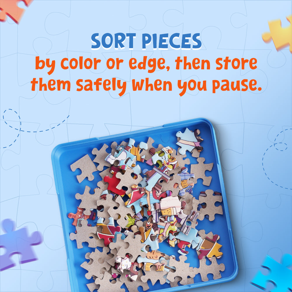Jigsaw Puzzle Sorting Tray
