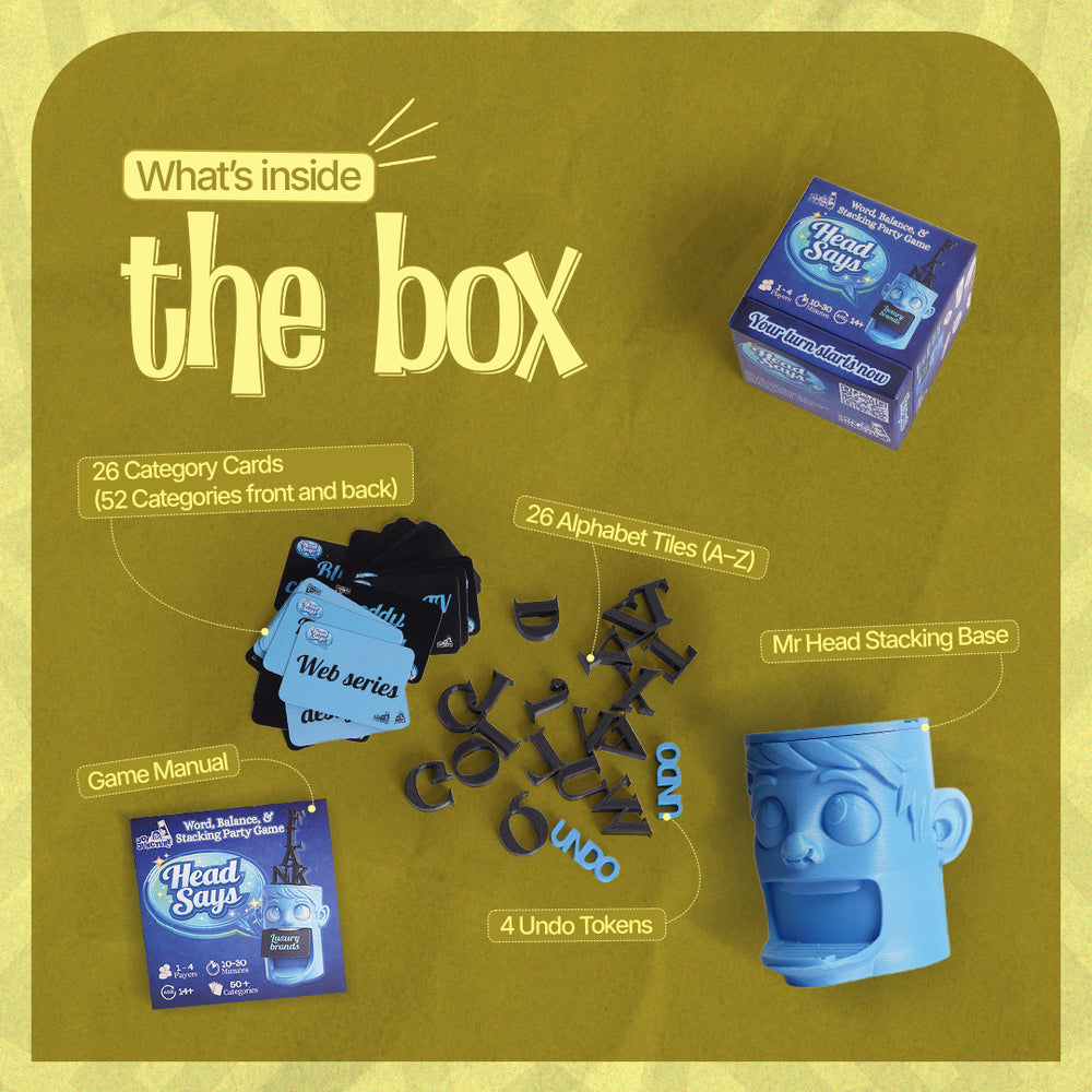 Head Says | Fast Thinking Word & Balance Party Game