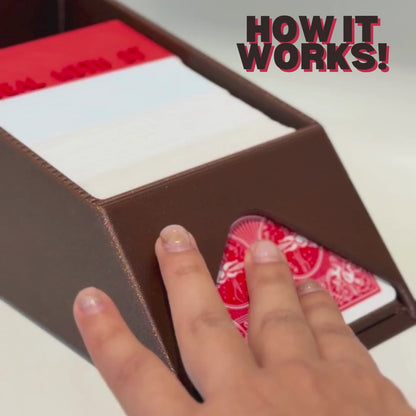 Blackjack Dealer Shoe – Casino Card Dealing Shoe with Custom Name Option